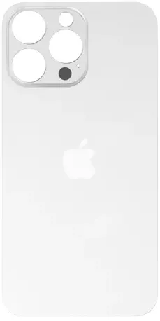 Back cover Apple iPhone 14 Pro, large cutout for the camera, High Quality, White