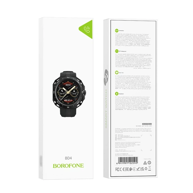 Borofone BD4 smart watch with call function black