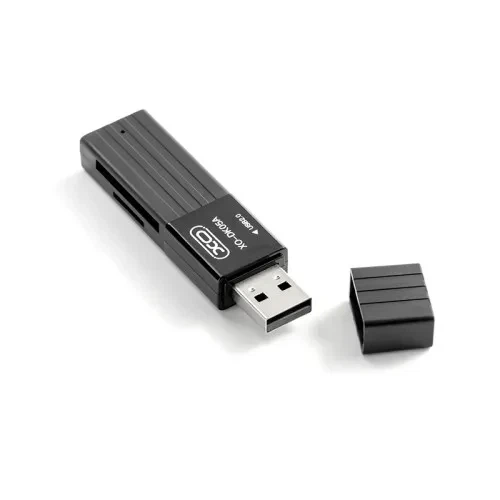 Card reader XO DK05A (2.0 2-in-1 card reader) Black