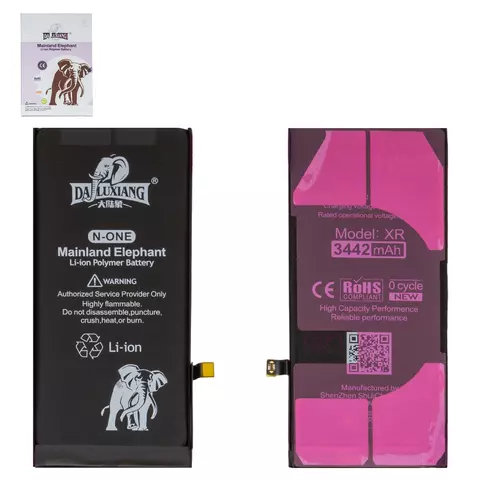 Da Luxiang Battery for iPhone XR, Li-ion, 3.82 B, 3442 mAh,