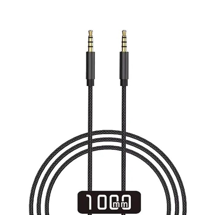 AUX cable WiWU 3.5mm stereo aux cable YP01 Black