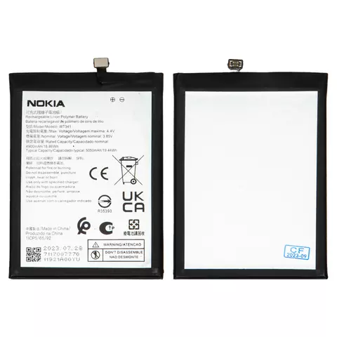 Battery WT341 Nokia G11, G21, Li-ion, 3.85 B, 5050 mAh, (PRC)