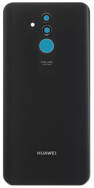 Задня частина корпусу Huawei Mate 20 Lite Black (з склом камери)