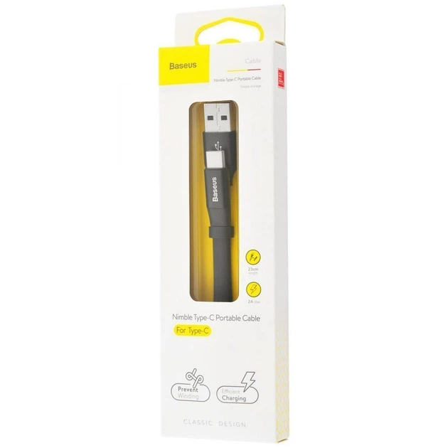 Baseus Nimble Type-C 3.0A Cable (0.23m)