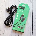 AUX Hoco UPA29 dual RCA double lotus audio cable 1.5m (Чорний)