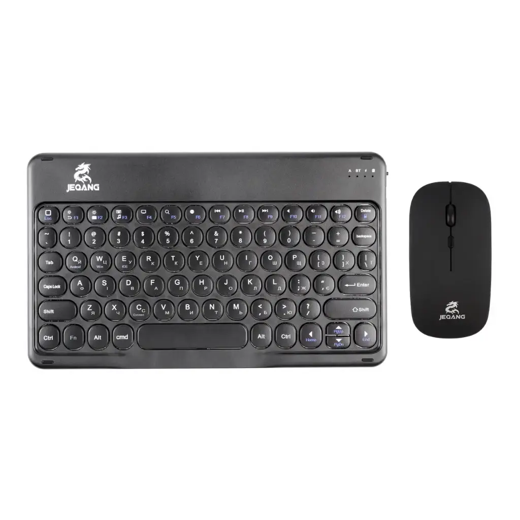 Wireless Keyboard and Mouse JEQANG JB-362 (Black)