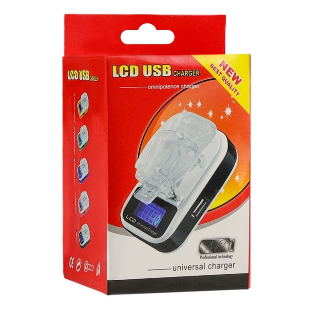 Network Charger Universal LCD Euro (White-Black)