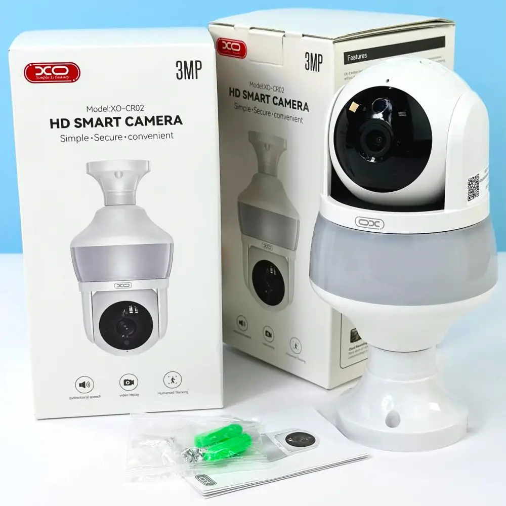 Смарт Камера XO CR02 Magic Light Bulb EU (Білій)