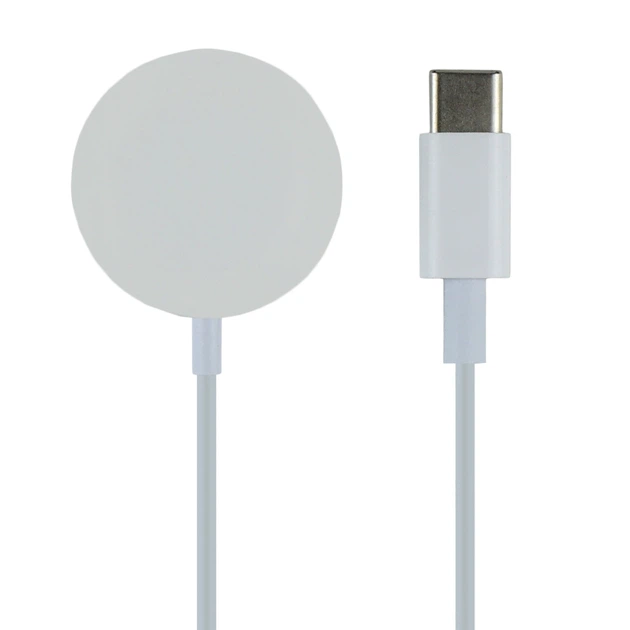 Wireless Charger for Apple Watch Magnetic USB-C 1:1 (White)