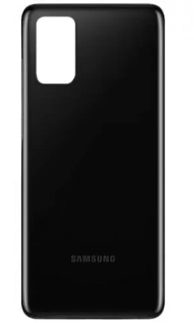Задня панель корпусу Samsung G985 Galaxy S20 Plus, G986 Galaxy S20 Plus 5G, чорна, cosmic black