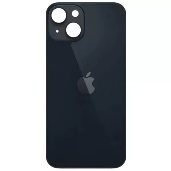 Back cover for iPhone 14, black, no need to remove the camera glass, Midnight, big hole