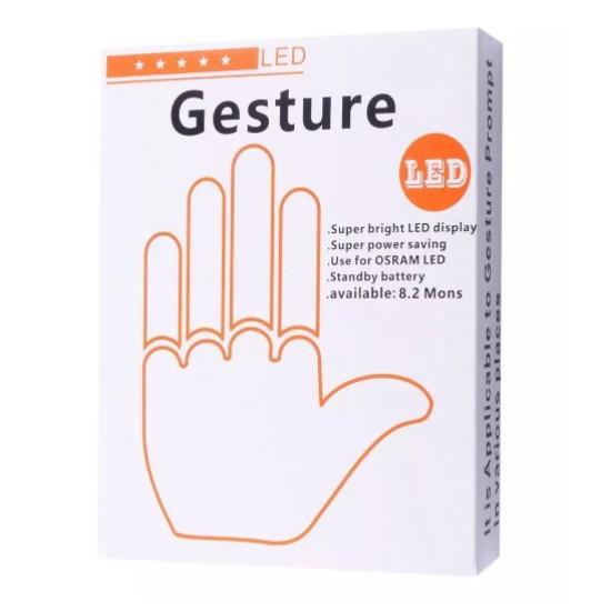 LED hand on the back glass of the car (Without Batteries)