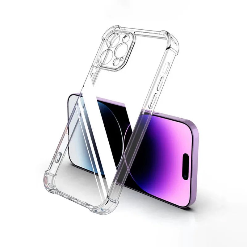 Silicone iPhone 14 Pro Transparent Shockproof