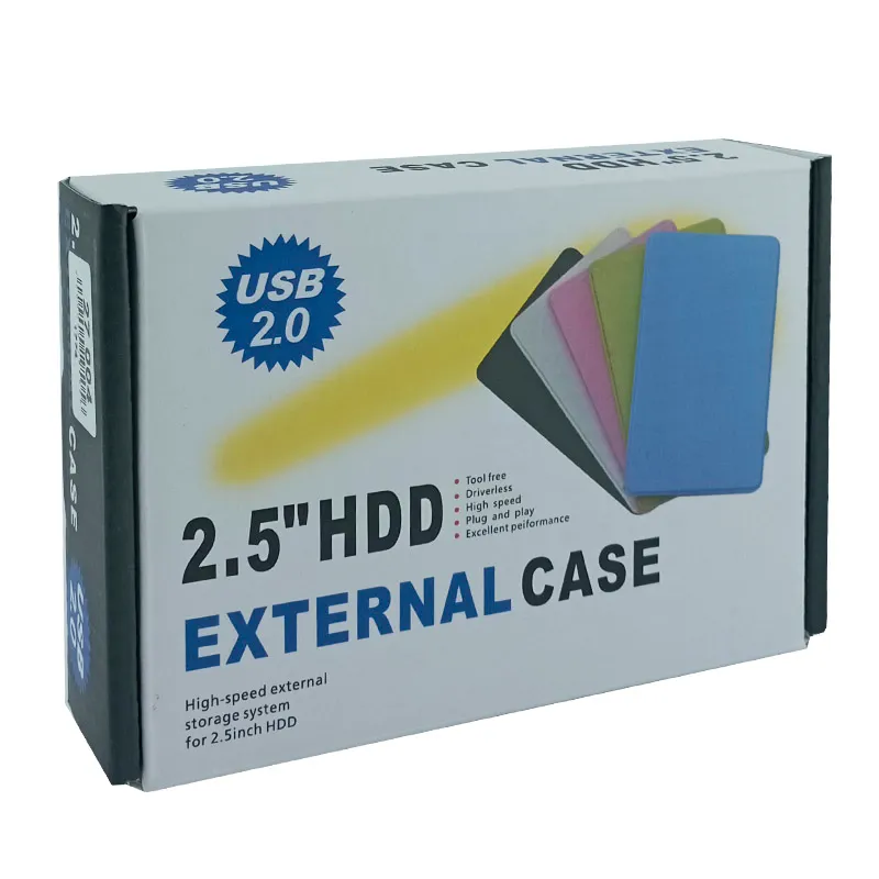 External pocket Sata HDD\SSD 2.5", USB 3.0 metal+cable black