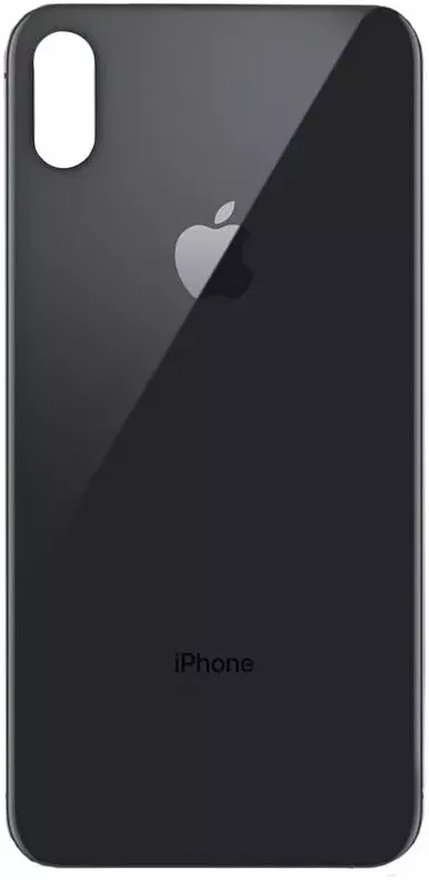 Back cover for iPhone XS Max, black, no need to remove the camera glass, big hole