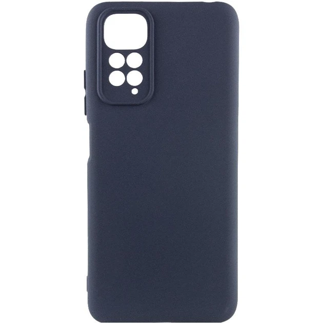 Накладка FULL Liquid Silicone Case Xiaomi Redmi Note 11 4G/Note 11S Midnight blue