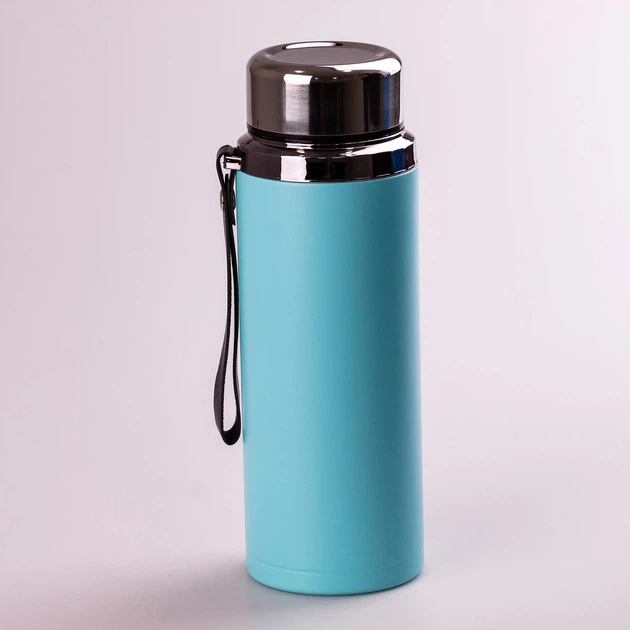 Metal thermos 800 ml stainless steel thermo mug up to 12 hours HP-GM-8865 Blue