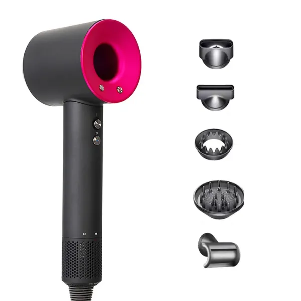 Hair dryer styler 6 in 1 Supersonic Premium 1600 W 5 nozzles 3 speed modes