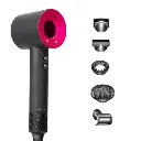 Hair dryer styler 6 in 1 Supersonic Premium 1600 W 5 nozzles 3 speed modes