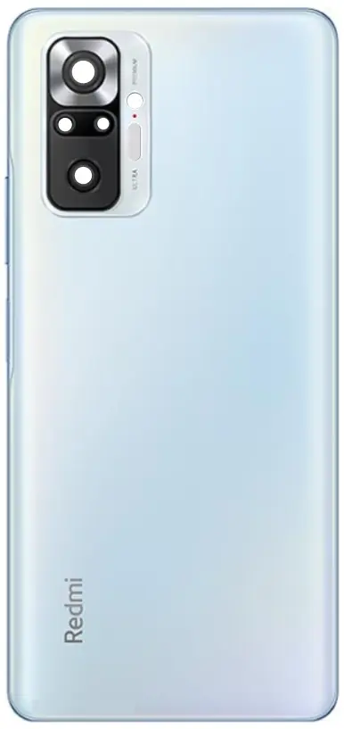 Задня панель корпусу Xiaomi Redmi Note 10 Pro, блакитна, glacier blue