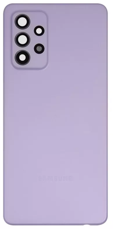 Back cover for Samsung A525 Galaxy A52, purple, with camera glass