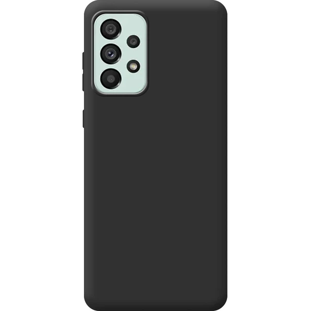 Silicone Samsung A73 5G/A736 Smitt black