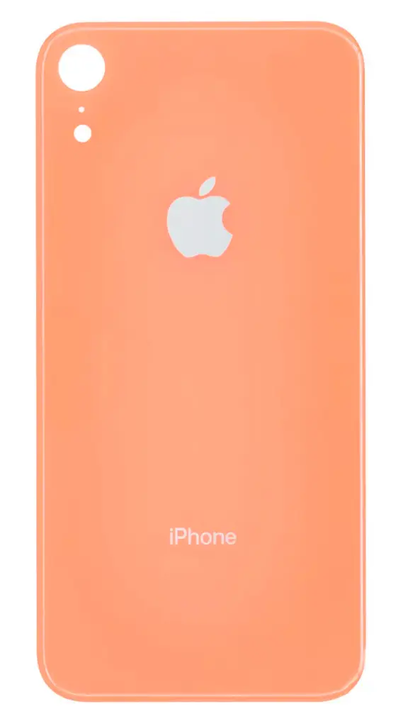 Back cover for iPhone XR, orange, no need to remove the camera glass, big hole