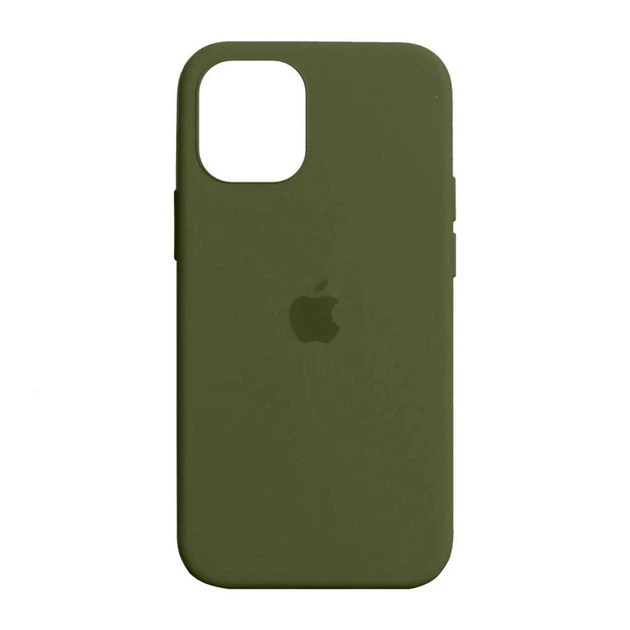 Cover Silicone CaseFull Protective Metal Frame (AA) Box iPhone 12-12 Pro (2020) olive
