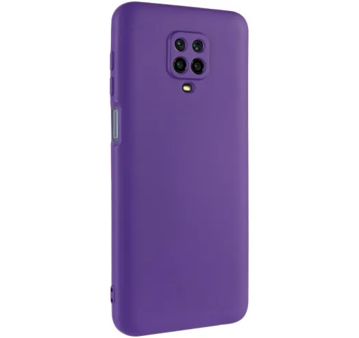 Silicone Case Cover (No Logo) Box Xiaomi Redmi Note 9S/Redmi Note 9 Pro purple