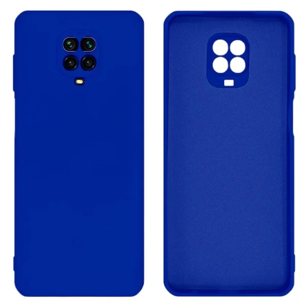 Silicone Case Cover (No Logo) Box Xiaomi Redmi Note 9S/Redmi Note 9 Pro blue