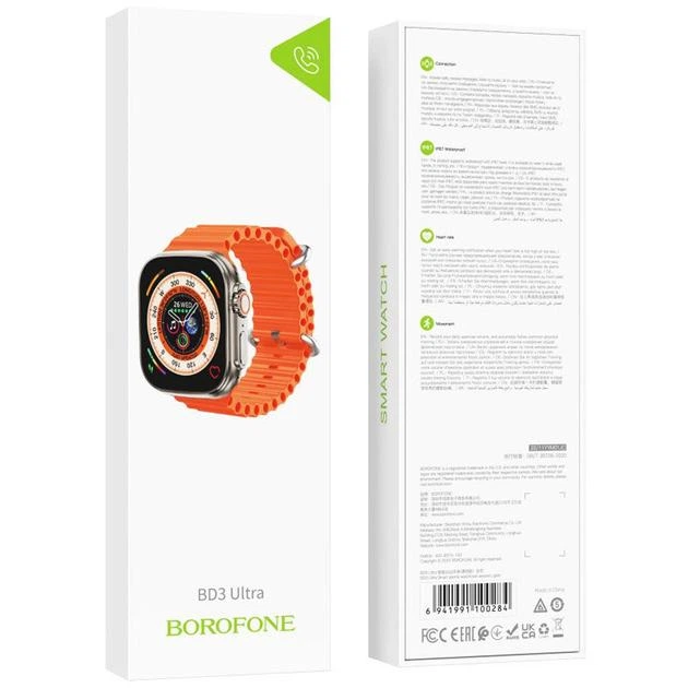 Smart watch Borofone BD3 Ultra with call function gold