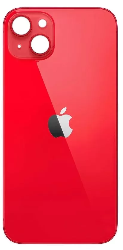 Задня кришка Apple iPhone 14 Plus, великий виріз під камеру, High Quality, Red
