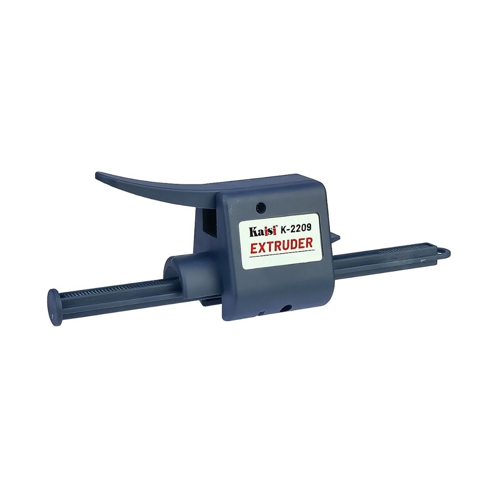 Flux and OCA glue extractor Kaisi K-2209 for 30-60 ml syringes (push rod with lever, 2 G14A tips)