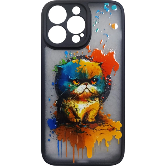 Gelius Print Case UV (Magsafe) for iPhone 13 Fluffy Cat