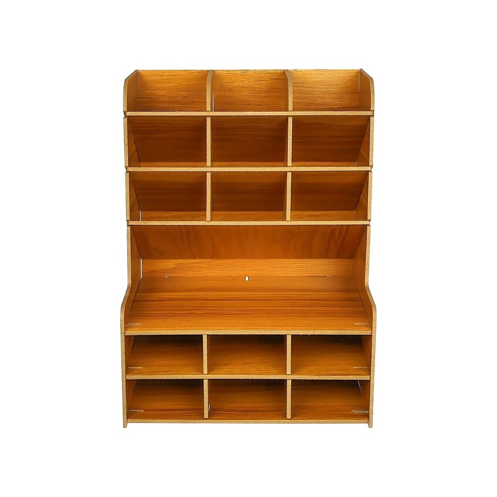 Desktop organizer for tools Aida AD-B15, wooden, collapsible, 28 x 21 x 15 cm.