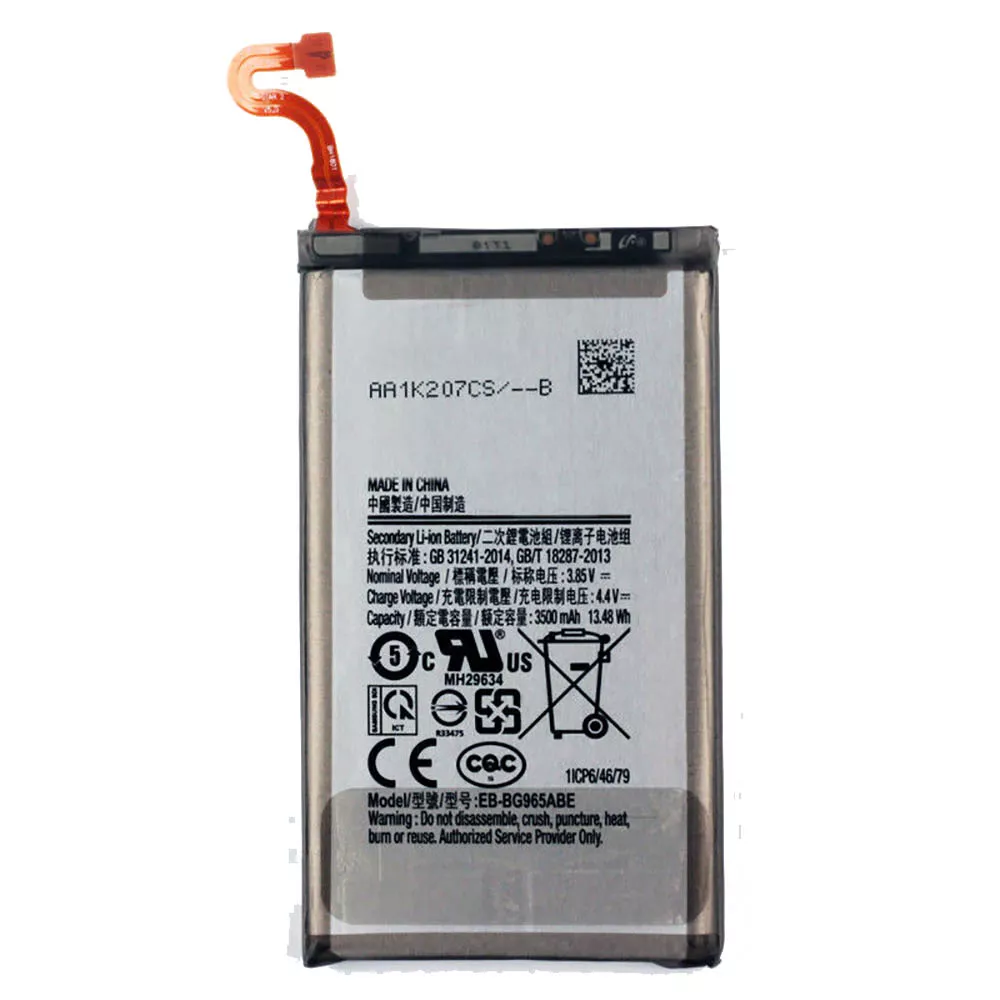 Battery EB-BG965ABE for Samsung G965 Galaxy S9 Plus, Li-Polymer, 3.85 B, 3500 mAh, (PRC)