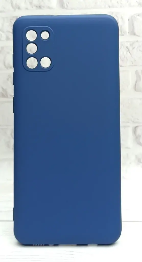 Накладка Silicone Case Cover (No Logo) Box Sam A31 (2020) темно синій