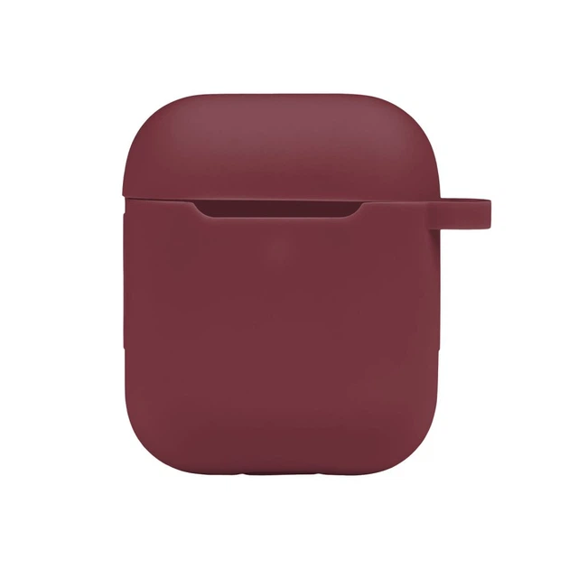 Чохол Silicone Case Full for AirPods 1/2 rose red