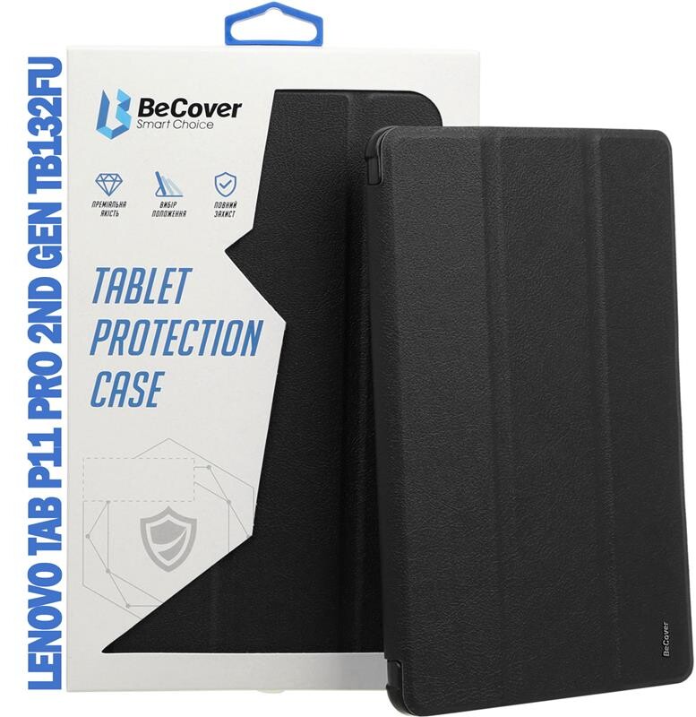 Чохол зі штучної шкіри SmartCover для планшета Lenovo Tab P11 Pro (2nd Gen) темно-синій