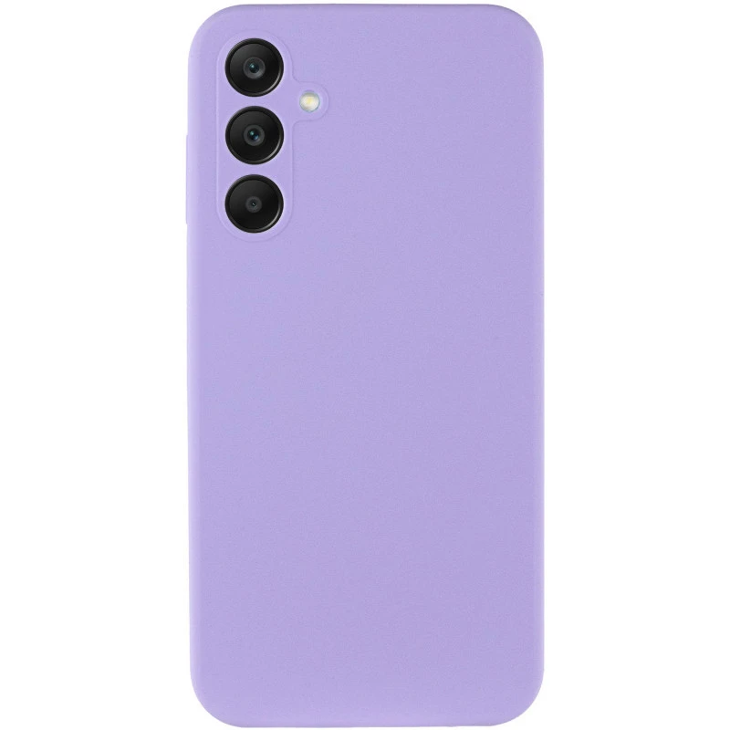 Силіконовий чохол SOFT Silicone Case для телефону Samsung A55 (без лого) лаванда