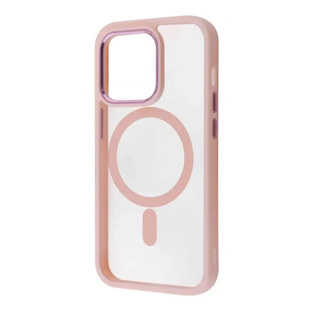 Space Color TPU+PC Drop-Protection MagSafe Case for IPhone 13 Pro Max 2021 peach