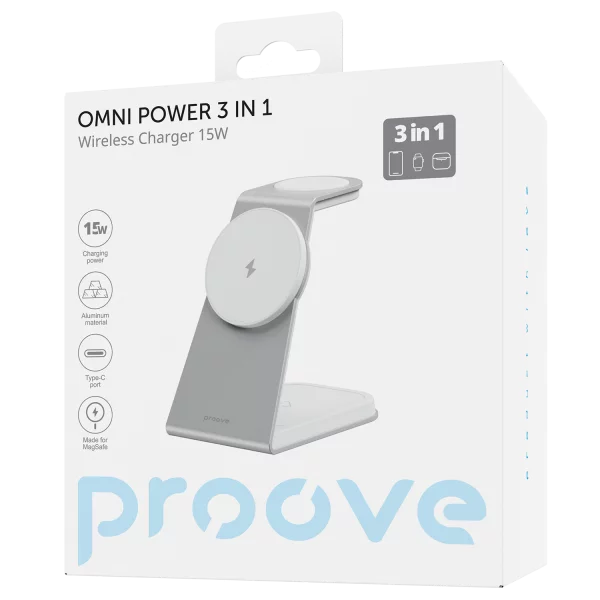 Бездротовий ЗП Proove Omni Power 3 in 1