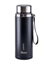 Baicc 1.2L Thermos with Valve and Cup, Black
