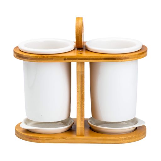 Cutlery stand 15*21*11 cm ceramic