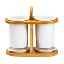 Cutlery stand 15*21*11 cm ceramic