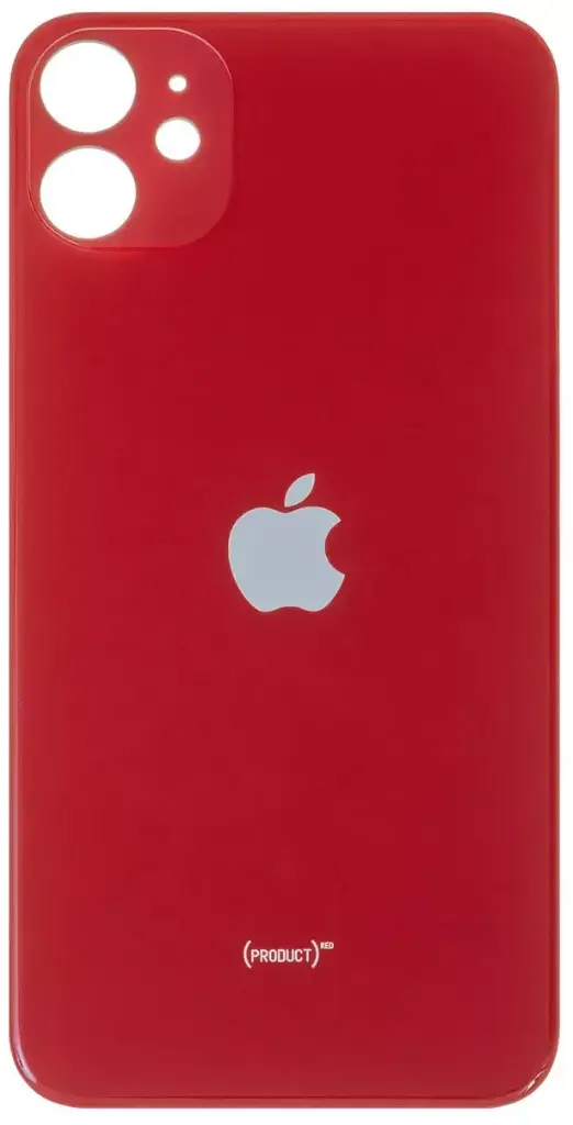 Кришка задня iPhone 11 Red (великий виріз під камеру)