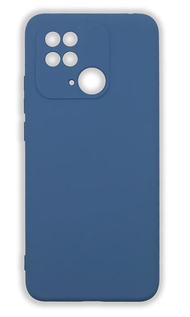 Silicone Case Cover (No Logo) Box Xiaomi Redmi 10C синій