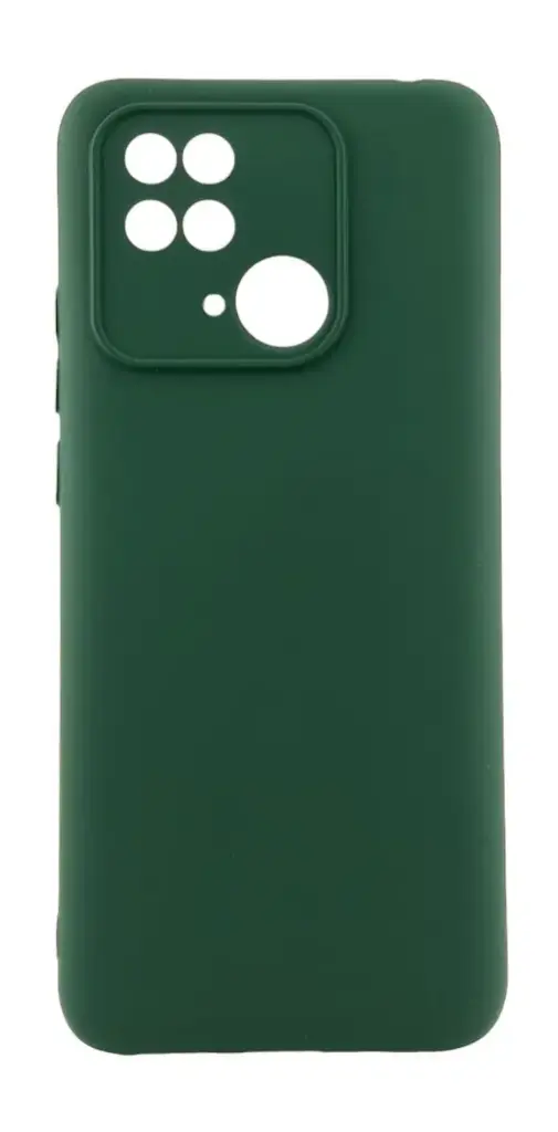 Silicone Case Cover (No Logo) Box Xiaomi Redmi 10C green