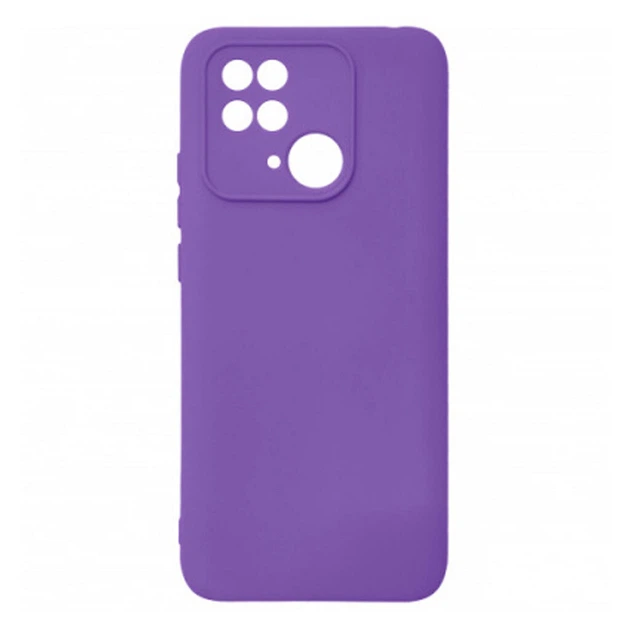 Накладка Silicone Case Copy Full Protective Xiaomi Redmi 10C фіолетовий