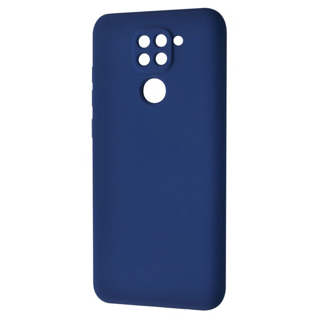 Накладка Lux Matte з мікрофіброю Xiaomi Redmi Note 9 синій
